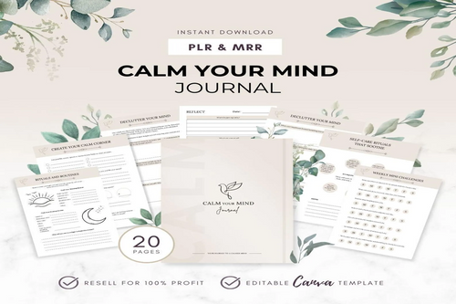 Calm your Mind  and Anxiety Planner